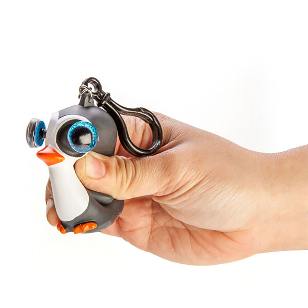 Penguin Island Eye Popping Keychain/Keyring Penguin Squeeze Toy 5.6x5.9cm (6 Pack) — image 4