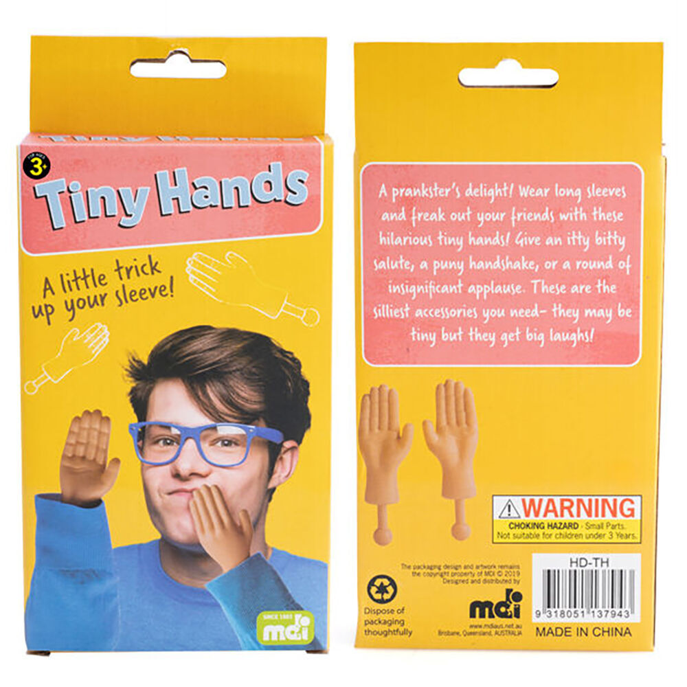 Mdi Tiny Hands Prop w/ Stick Kids/Children Hilarious Prank Toy 3y+ (4 Pack) — image 7