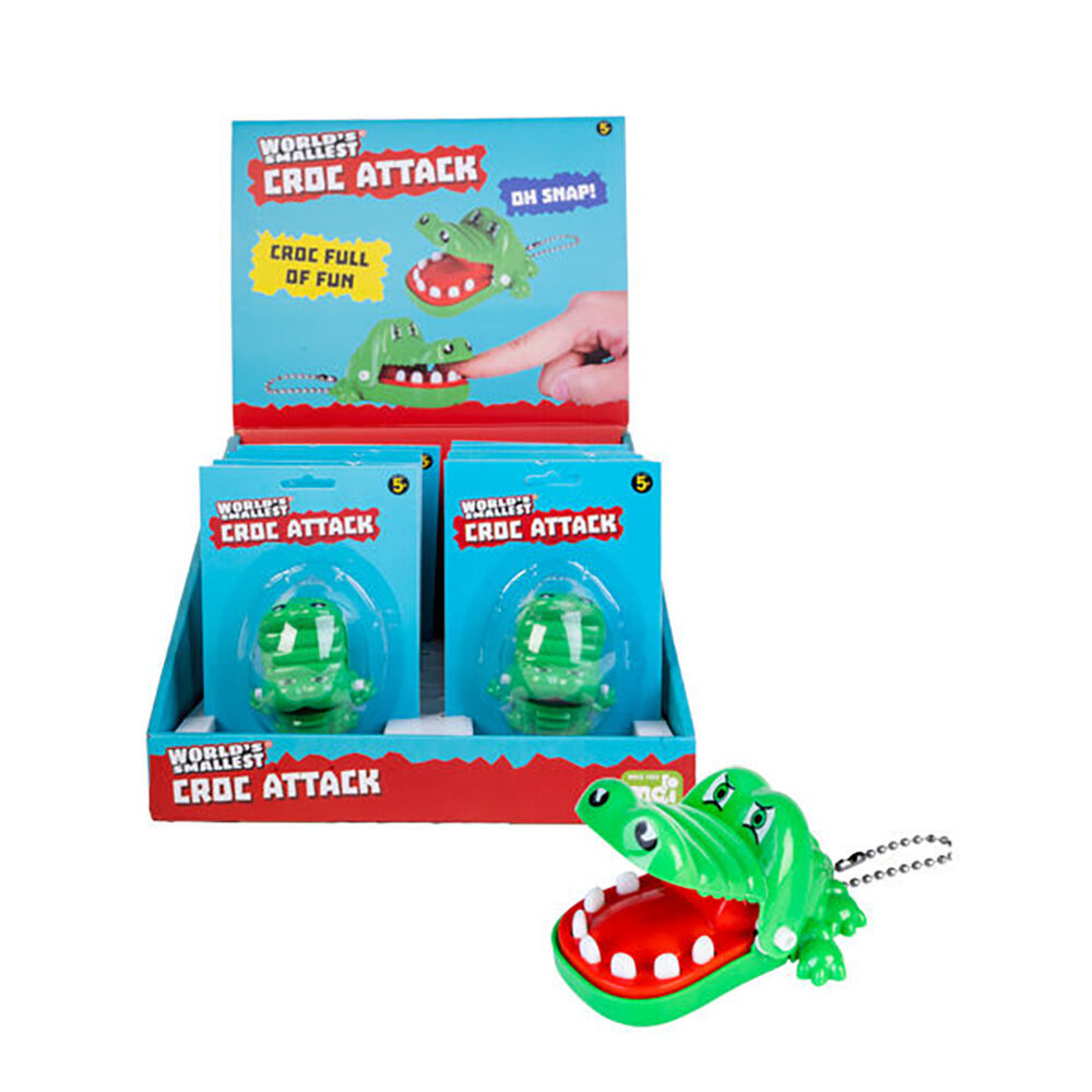 Worlds Smallest Croc Attack Keyring/Keychain Miniature Toy Kids/Children 5+ (4 Pack) — image 6