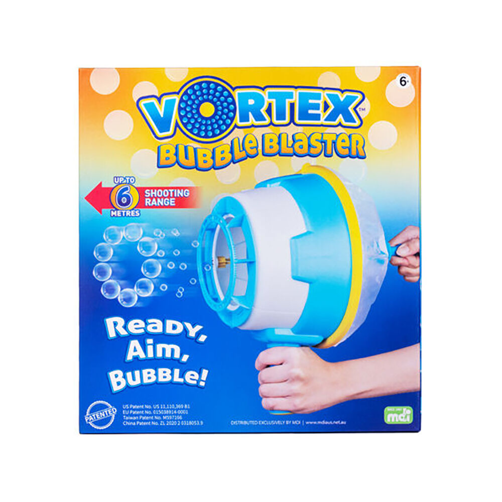 Mdi Outdoor Play Toy Vortex Automatic Bubble Blaster Machine Kids 6y+