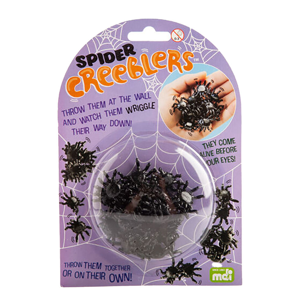 Mdi Creeblers Spider Crawlies Kids Sensory/Tactile Fidget Play Toy Black 3y+