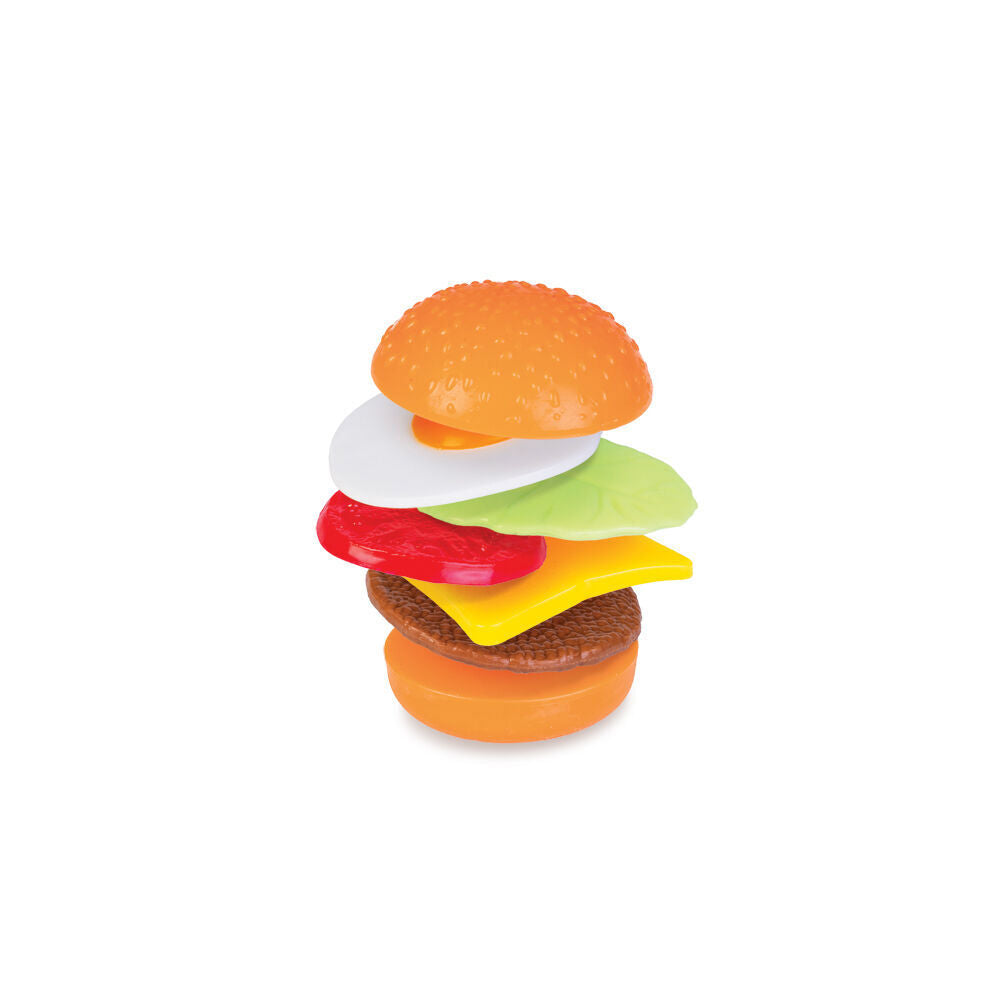 Smooshos Build Your Own Burger Squishy Ball Childrens Toy 7x7x7.5cm (7 Pieces) — image 2