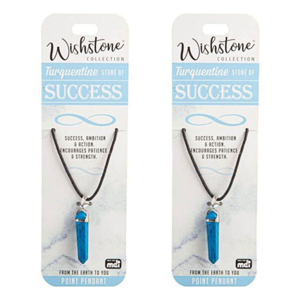 Wishstone Turquentine Point Pendant Jewellery Necklace Women's Accessories (2 Pack)