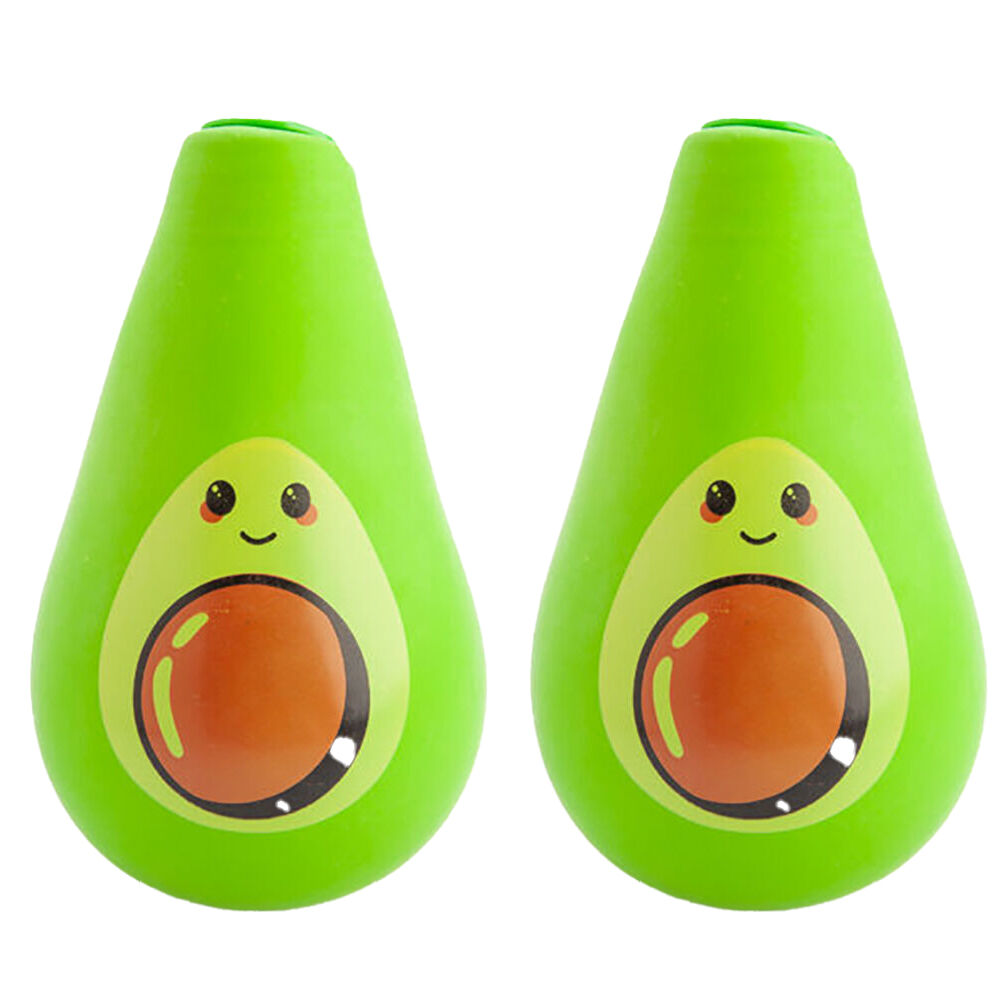 Mdi Stress Relief Avocado Sensory Fidget Squeeze Play Toy Kids/Children (2 Pack)