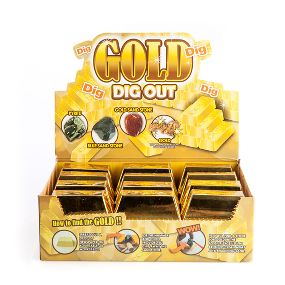 Mdi Gold Dig Out Interactive Kids/Children/Adult Sensory Fun Educational Toy