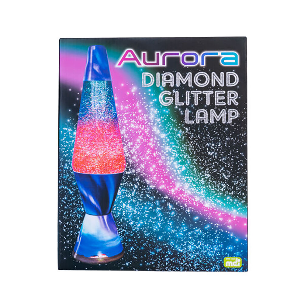 Mdi Diamond Glitter Lamp Night Light Bedside Tabletop Bedroom Decor Aurora — image 5