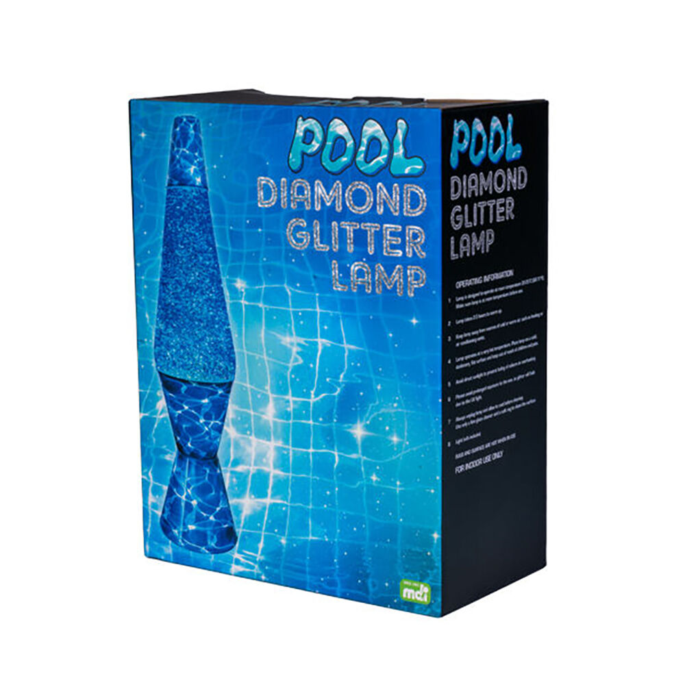 Mdi Diamond Glitter Lamp Night Light Bedside Tabletop Bedroom Decor Pool — image 4