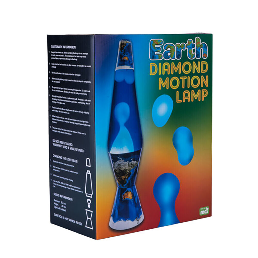 Mdi Diamond Motion Lamp Night Light Bedside Tabletop Bedroom Decor Earth — image 4
