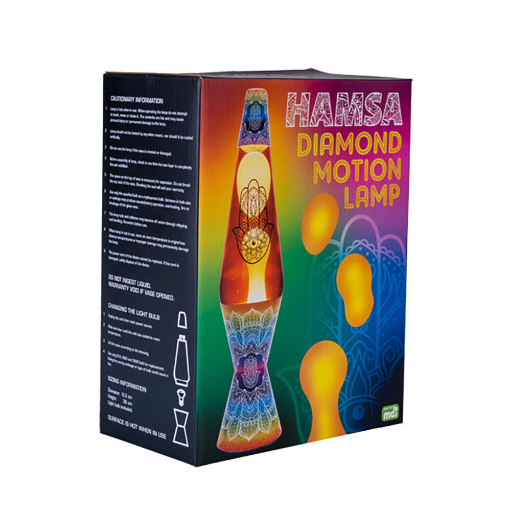 Mdi Diamond Motion Lamp Night Light Bedside Tabletop Bedroom Decor Hamsa — image 4