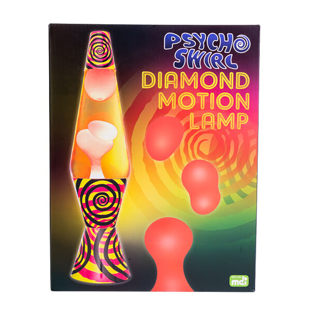 Mdi Diamond Motion Lamp Night Light Bedside Tabletop Bedroom Decor Psycho Swirl — image 3
