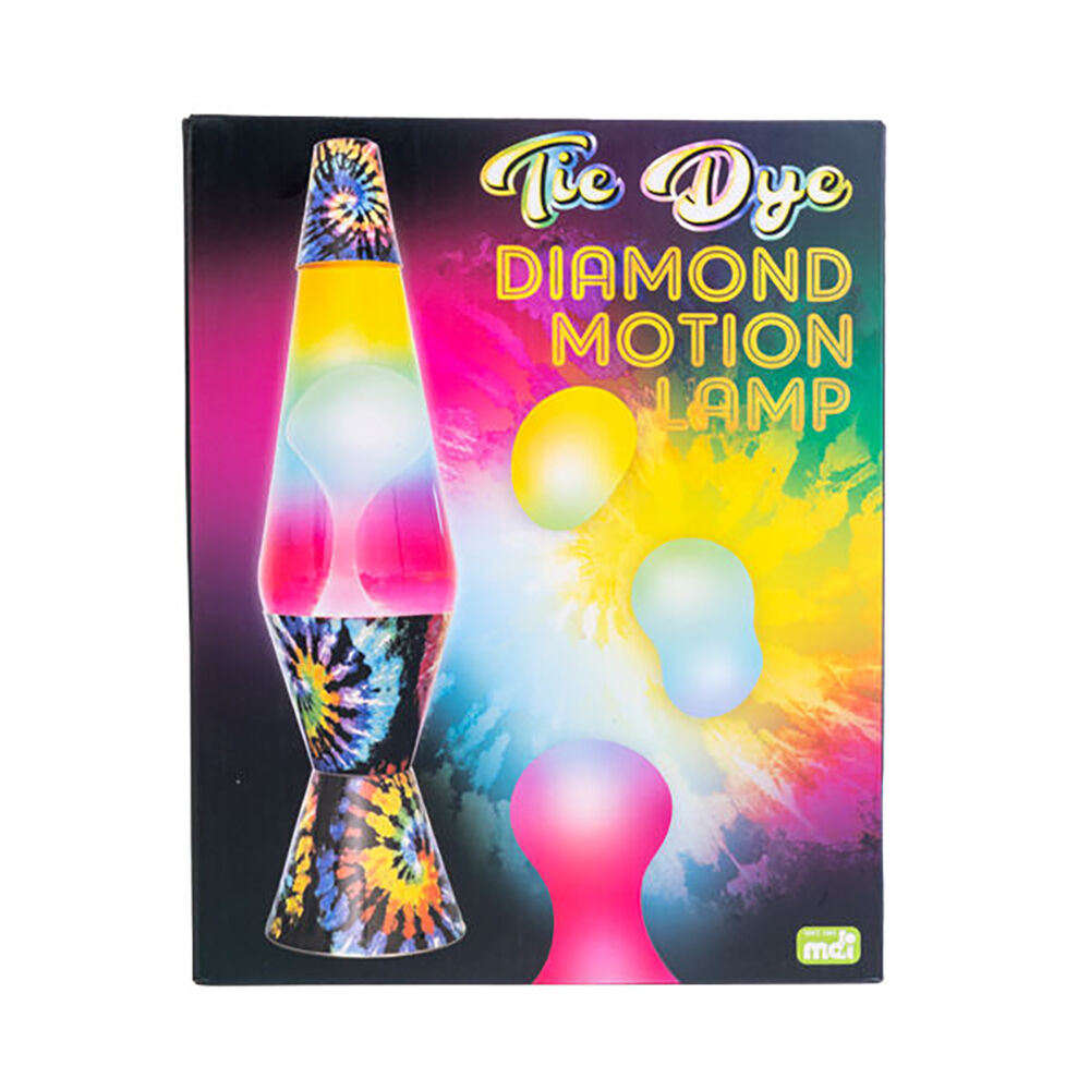 Mdi Diamond Motion Lamp Night Light Bedside Tabletop Bedroom Decor Tie Dye — image 3