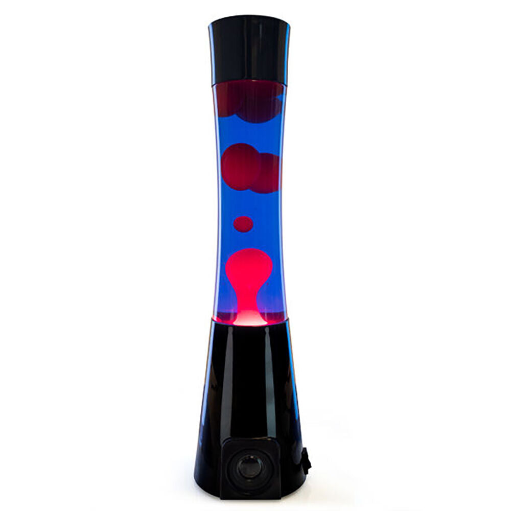 Art + Tech Motion Lava Lamp 40cm Black/Purple LED Light Bluetooth Speaker