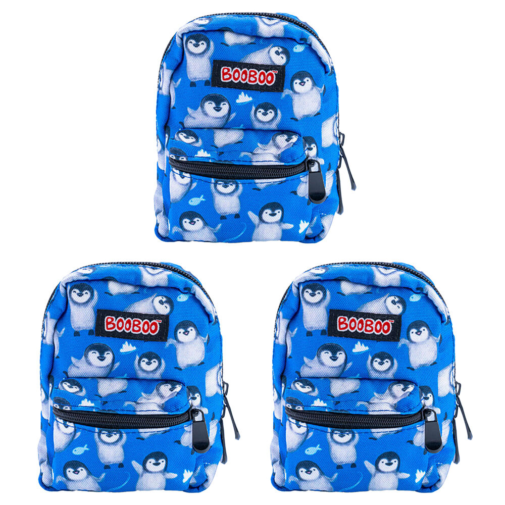 Mdi BooBoo Penguin Island Backpack Minis Penguin V2 Mini Bag 11x15cm 3y+ (3 Pack)