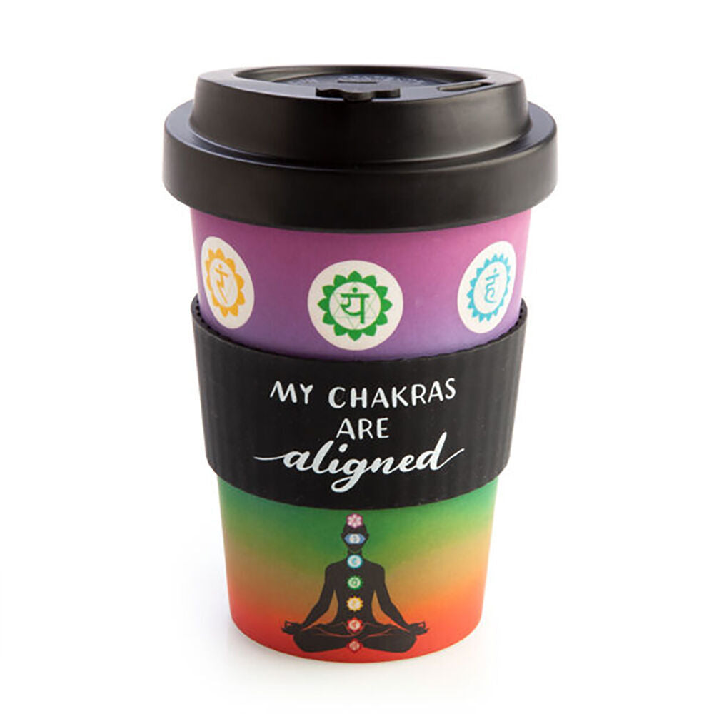 Eco-To-Go Bamboo 470ml Travel Coffee Cup/Mug 6.5x14.5cm Chakra (6 Pack) — image 2