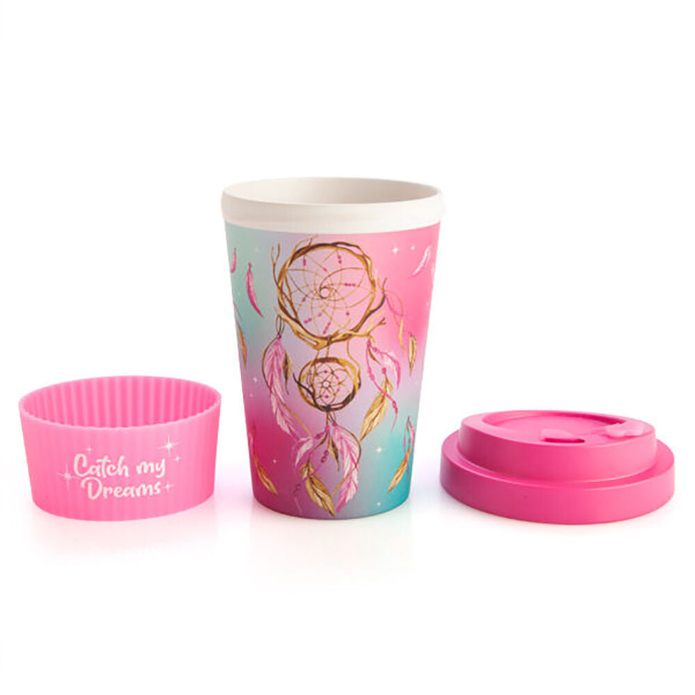 Eco-To-Go Bamboo 470ml Travel Coffee Cup 6.5x14.5cm Dreamcatcher — image 2