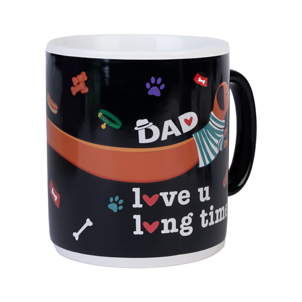 Mdi Giant Mug Dachshund Dad Home/Kitchen Drinkware Coffee/Tea Mug Black (2 Pack) — image 3