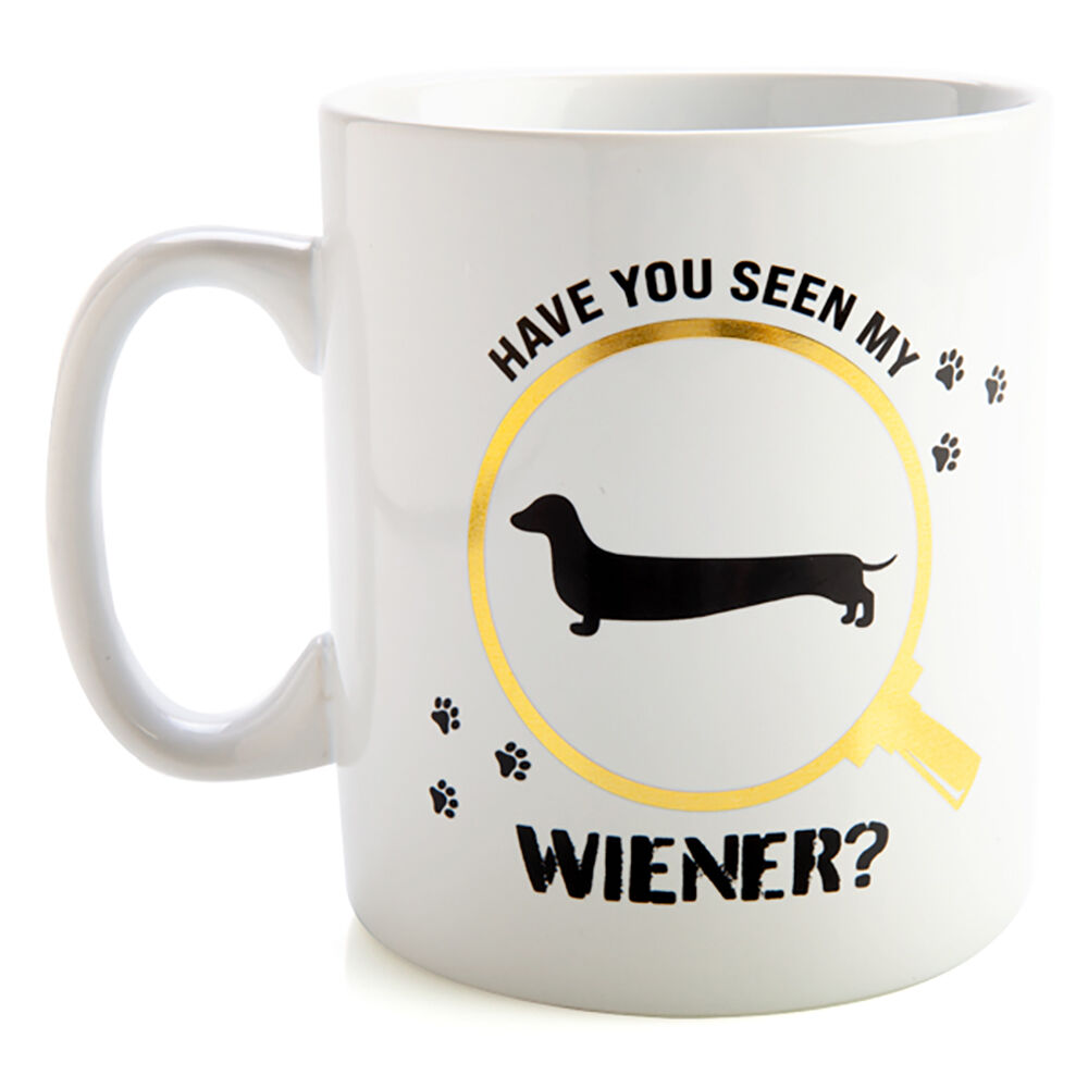Furever Pets Giant Mug Have You Seen My Wiener Drinkware Coffee Mug White — image 2