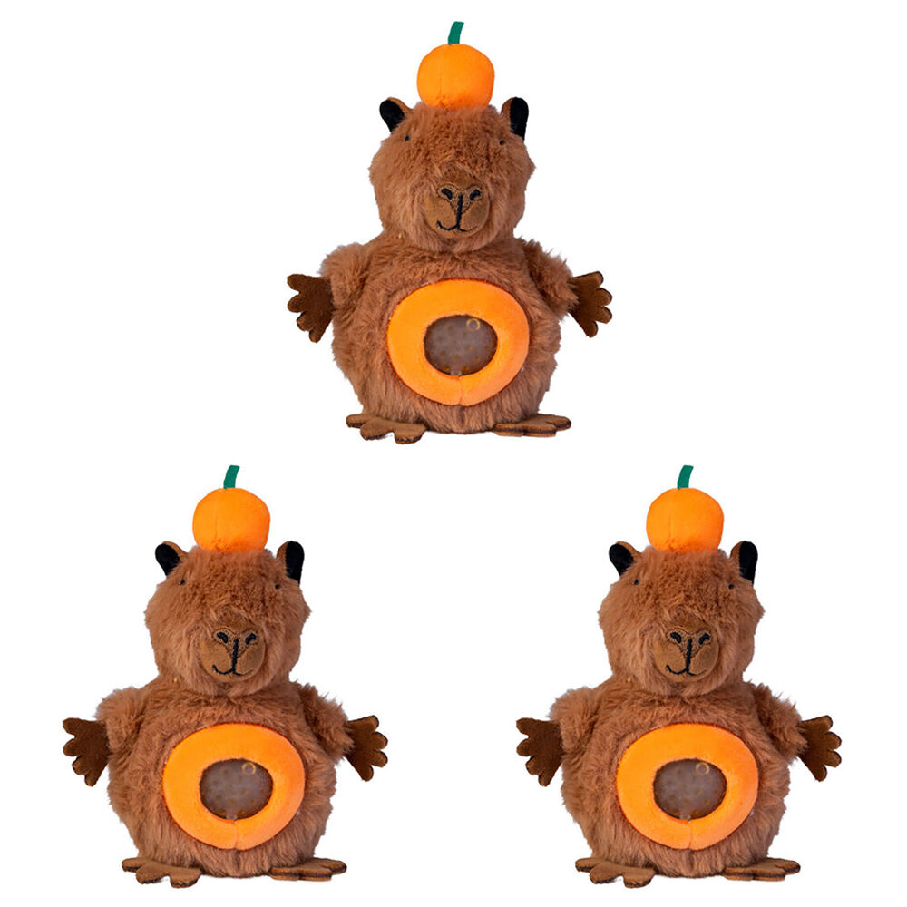 Capybara Jellyroos Capybara Squishy Animal Toy Stress Relief for Kids 8x14cm (3 Pack)