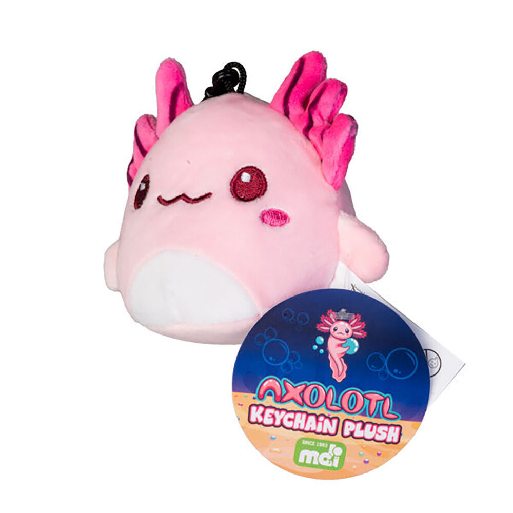 Axolotl Keychain Plush Cute Animal Soft Stuffed Toy Kids Bag Accessory 10cm (4 Pack) — image 3
