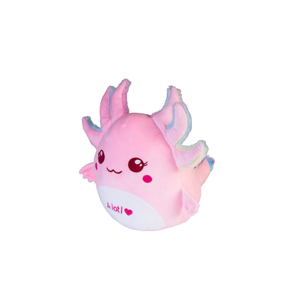 Smooshos Pal Squishy Super Soft Velour Plushie Kids Toy 22x16x22cm Axolotl — image 2