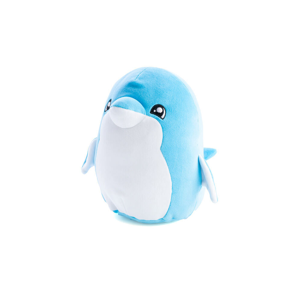 Smooshos 22x16x22cm Dolphin Pal Squishy Super Soft Velour Plushie Kids Toy — image 2