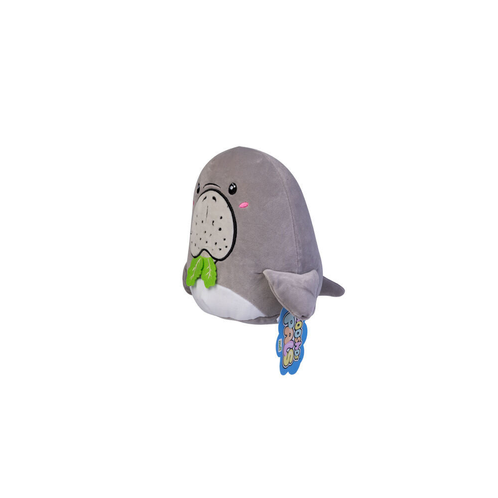 Smooshos 22x16x22cm Dugong Pal Squishy Super Soft Velour Plushie Kids Toy — image 2