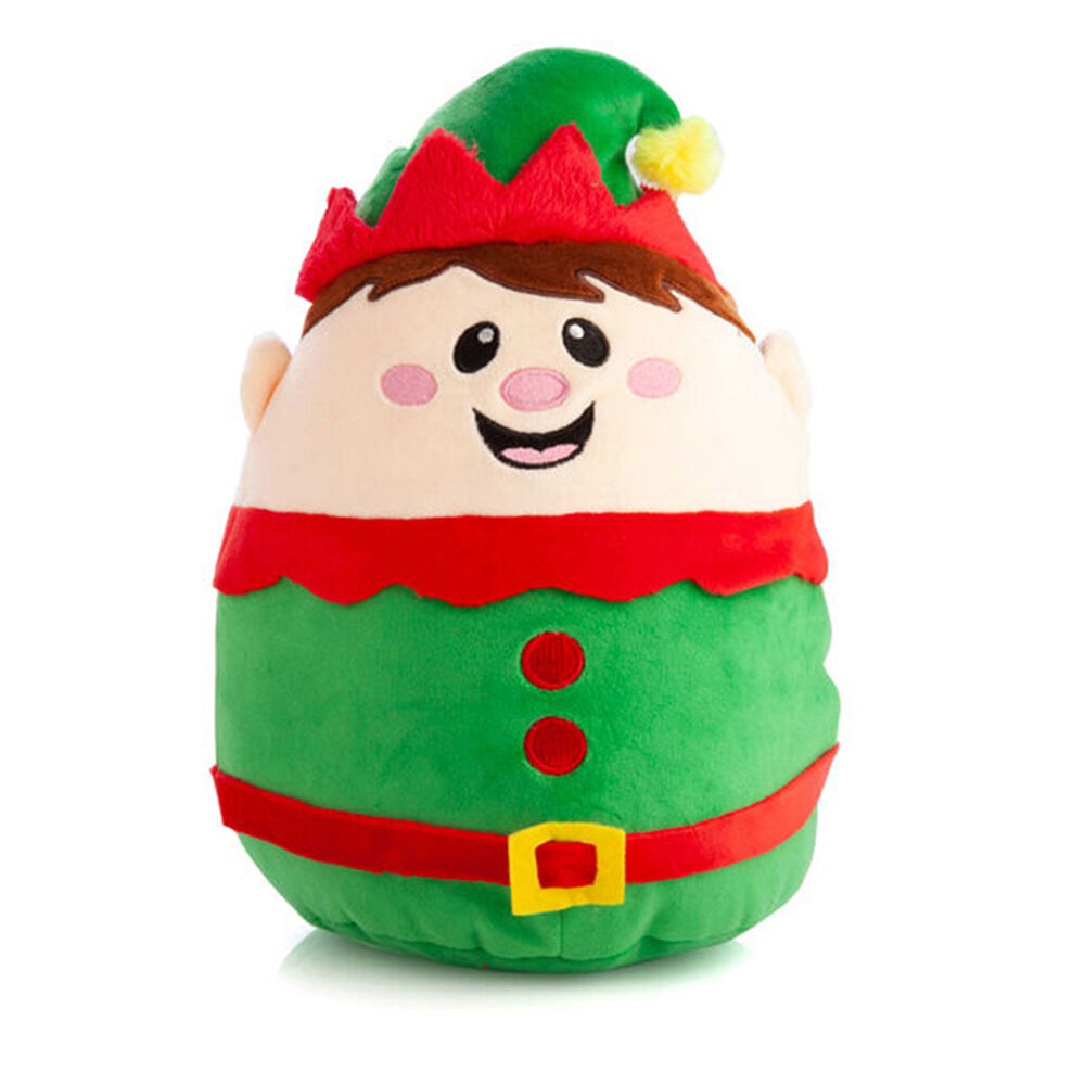 Smooshos 22x16x22cm Christmas Elf Pal Squishy Velour Plushie Kids Toy