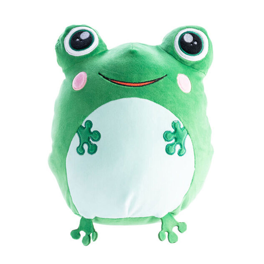 Smooshos Pal Squishy Super Soft Velour Plushie Kids Toy 22x16x22cm Frog (2 Pack) — image 2