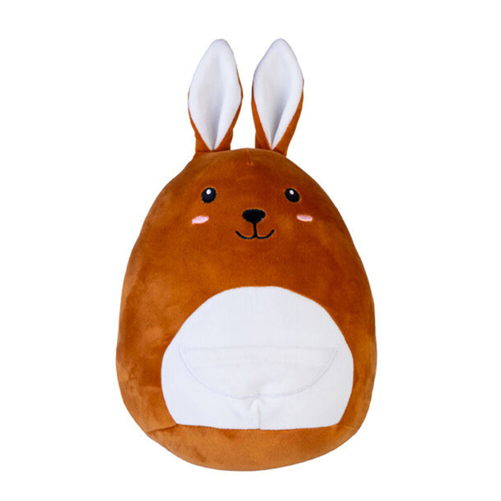 Smooshos 22x16x22cm Kangaroo Pal Squishy Super Soft Velour Plushie Kids Toy