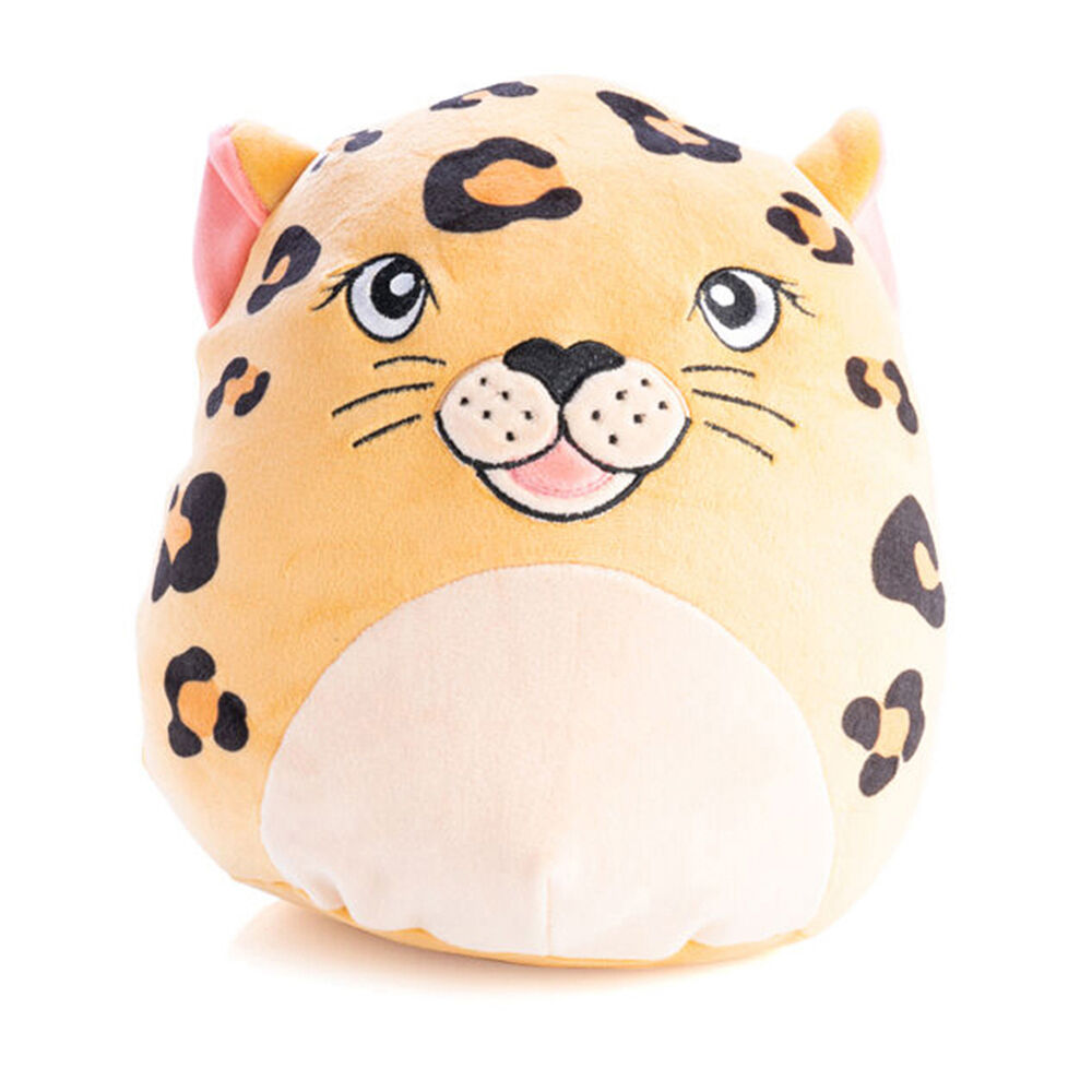 Smooshos Pal Squishy Super Soft Velour Plushie Kids Toy 22x16x22cm Leopard (3 Pack) — image 2