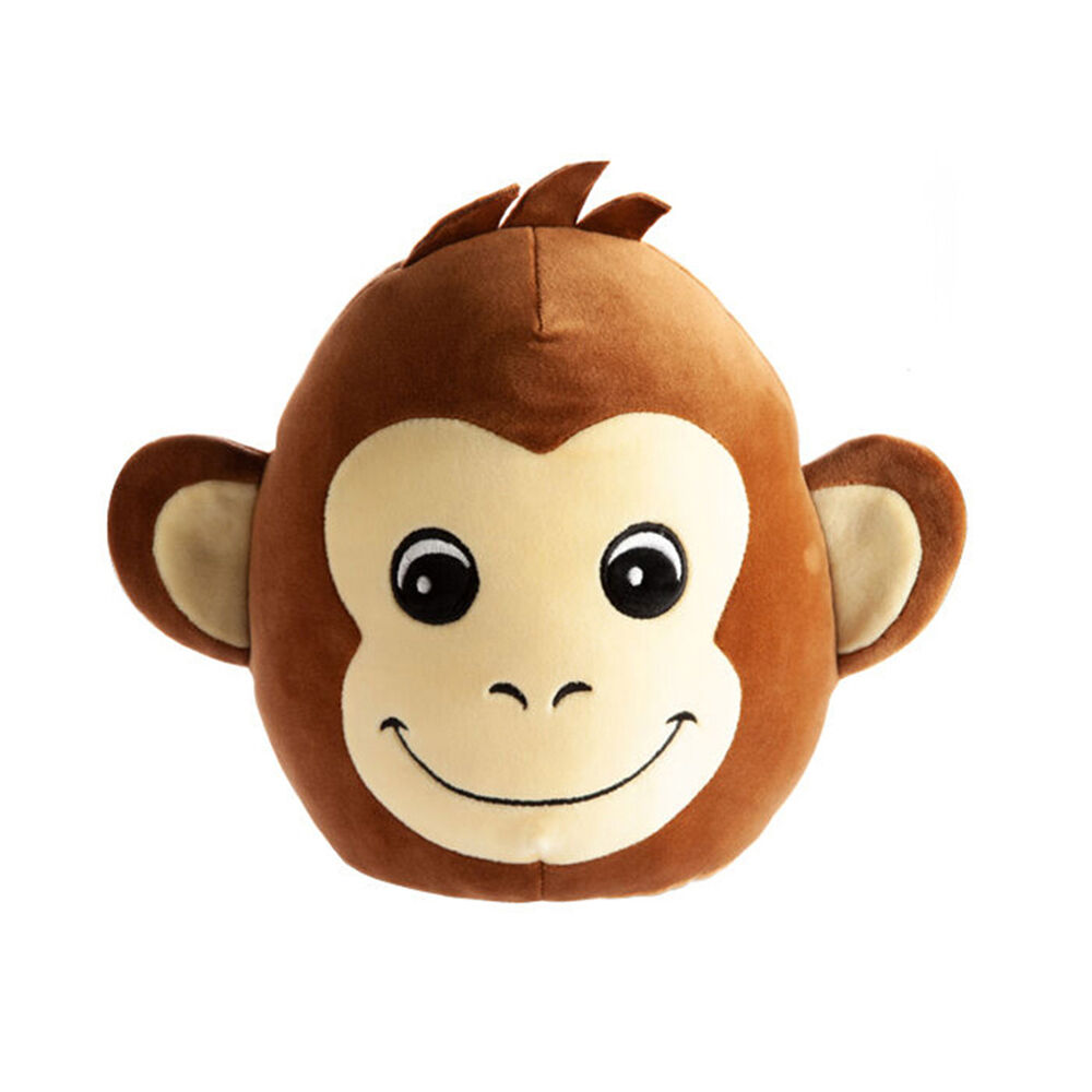 Smooshos 22x16x22cm Monkey Pal Squishy Super Soft Velour Plushie Kids Toy