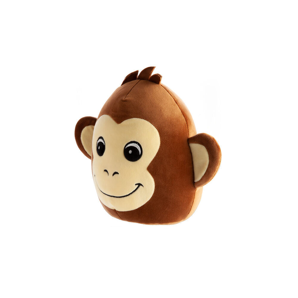 Smooshos 22x16x22cm Monkey Pal Squishy Super Soft Velour Plushie Kids Toy — image 2