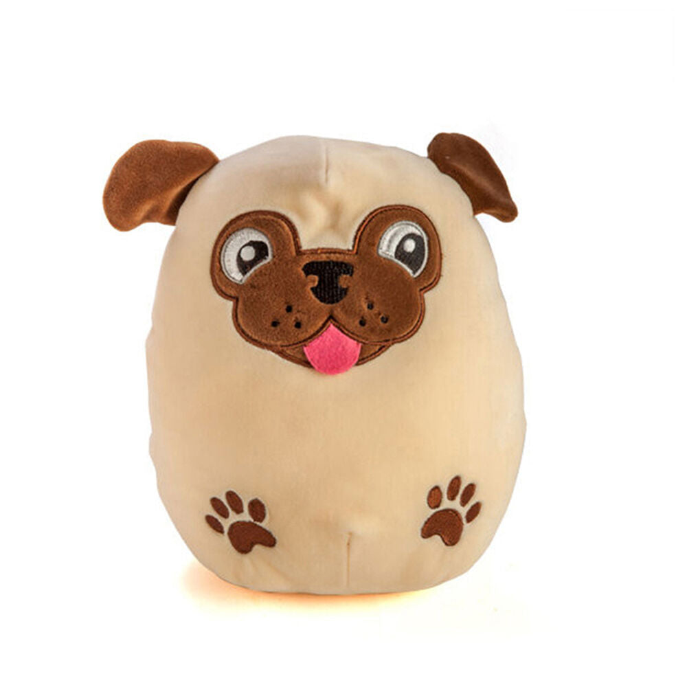 Smooshos 22x16x22cm Pug Pal Squishy Super Soft Velour Plushie Kids Toy