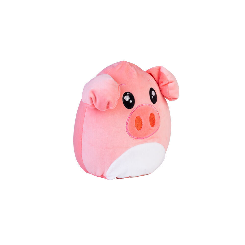 Smooshos 22x16x22cm Pig Pal Squishy Super Soft Velour Plushie Kids Toy — image 2