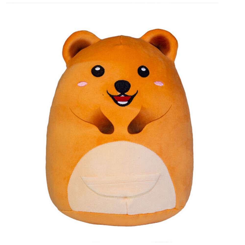 Smooshos 22x16x22cm Quokka Pal Squishy Super Soft Velour Plushie Kids Toy