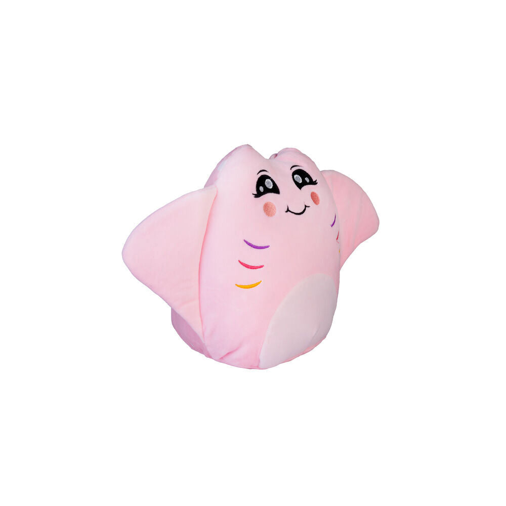 Smooshos 22x16x22cm Stingray Pal Squishy Super Soft Velour Plushie Kids Toy — image 2