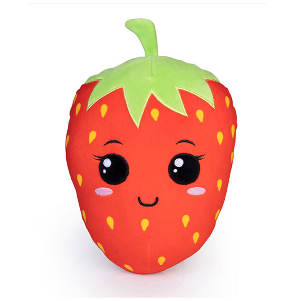 Smooshos 22x16x22cm Sweet Strawberry Pal Squishy Velour Plushie Kids Toy