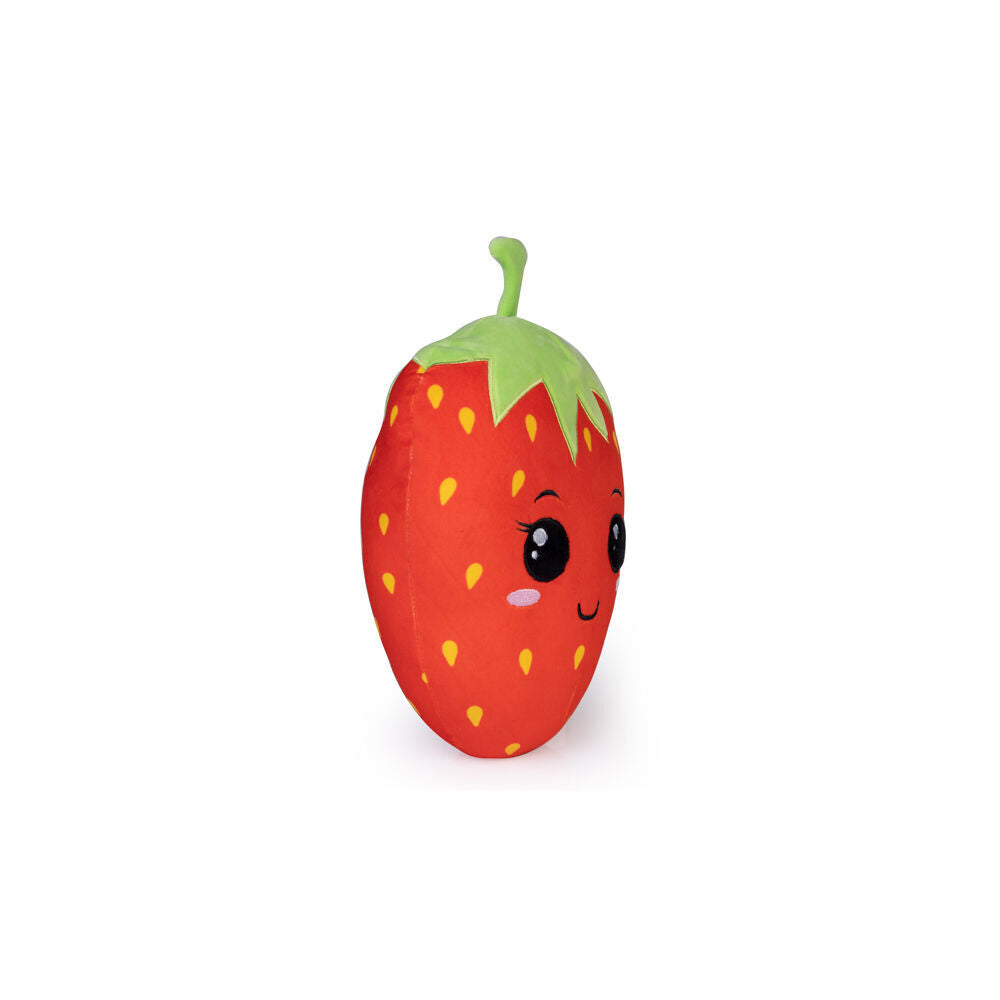 Smooshos 22x16x22cm Sweet Strawberry Pal Squishy Velour Plushie Kids Toy — image 2