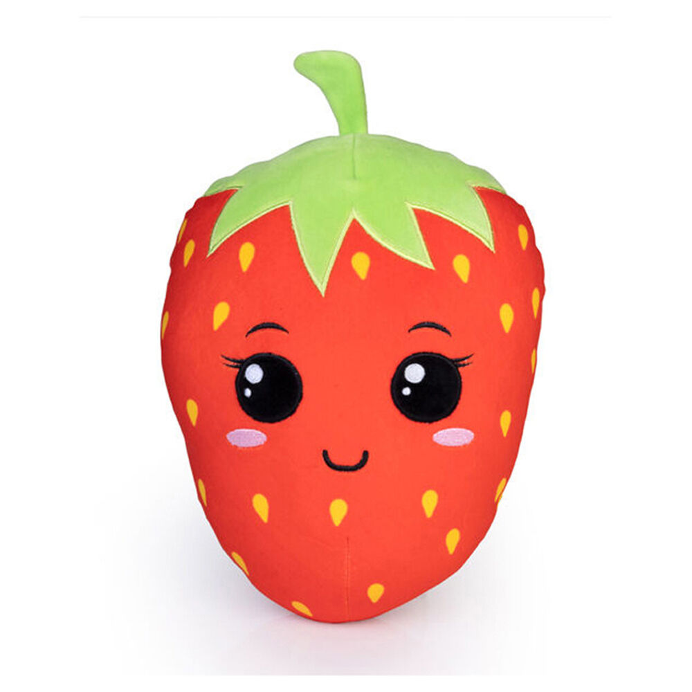 Smooshos Pal Squishy Velour Plushie Kids Toy 22x16x22cm Sweet Strawberry (2 Pack) — image 2