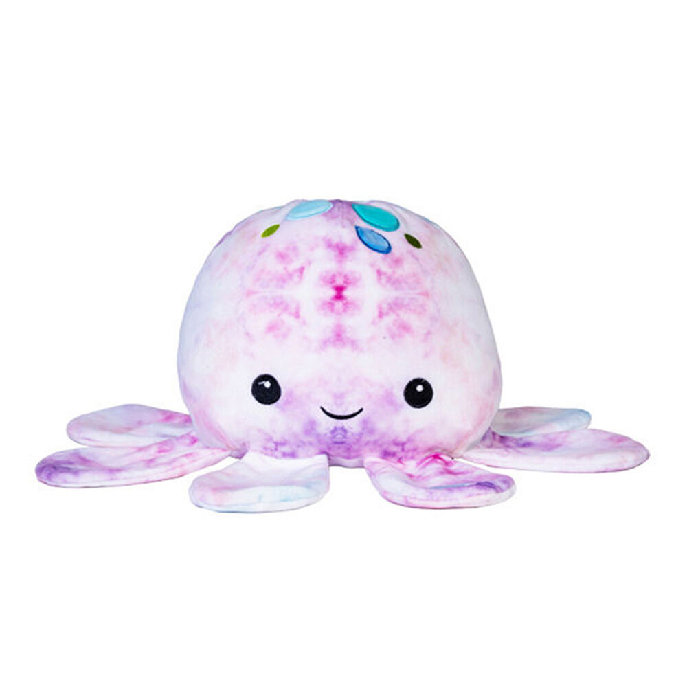 Smooshos 22x16x22cm Tie Dye Jellyfish V2 Pal Squishy Velour Plushie Kids Toy