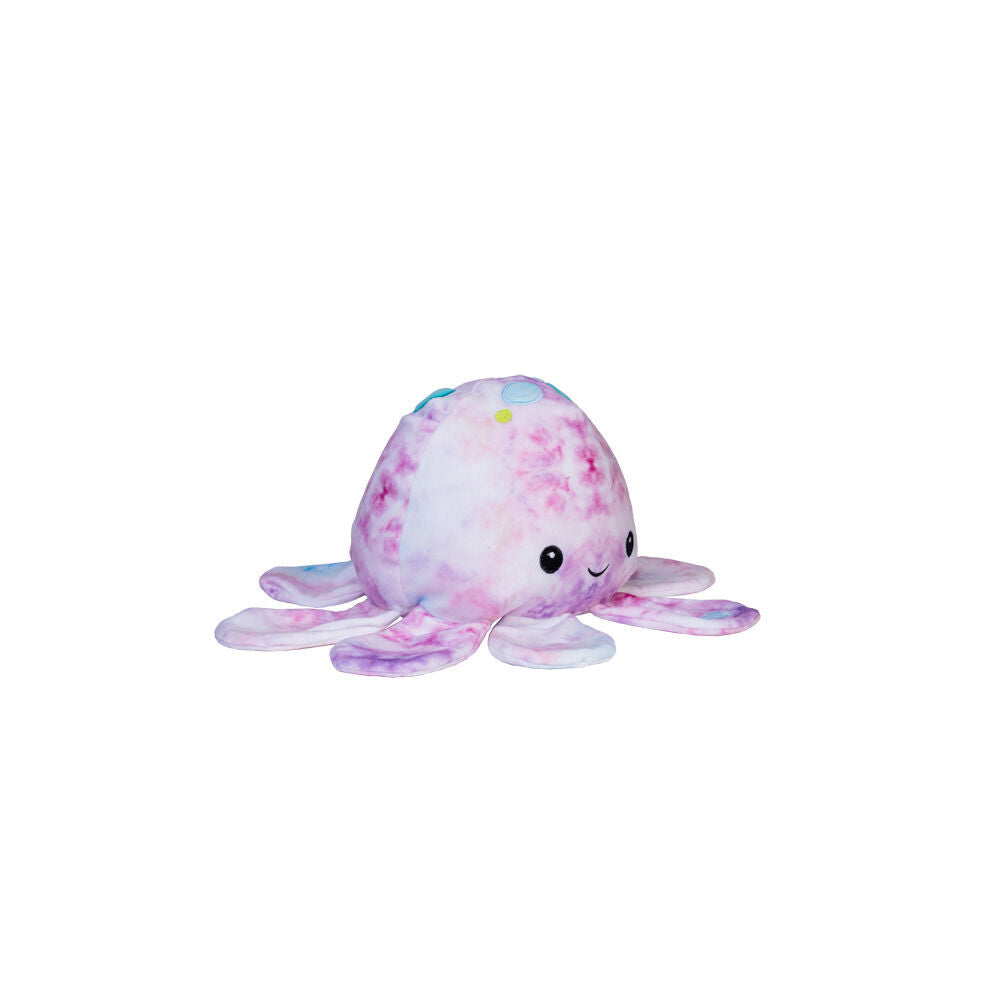 Smooshos 22x16x22cm Tie Dye Jellyfish V2 Pal Squishy Velour Plushie Kids Toy — image 2