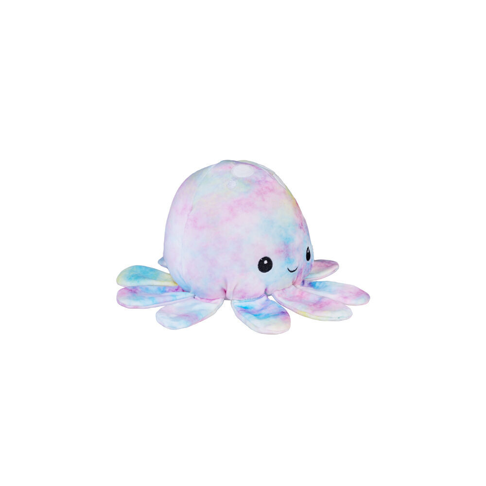 Smooshos 22x16x22cm Tie Dye Jellyfish Pal Squishy Velour Plushie Kids Toy — image 2