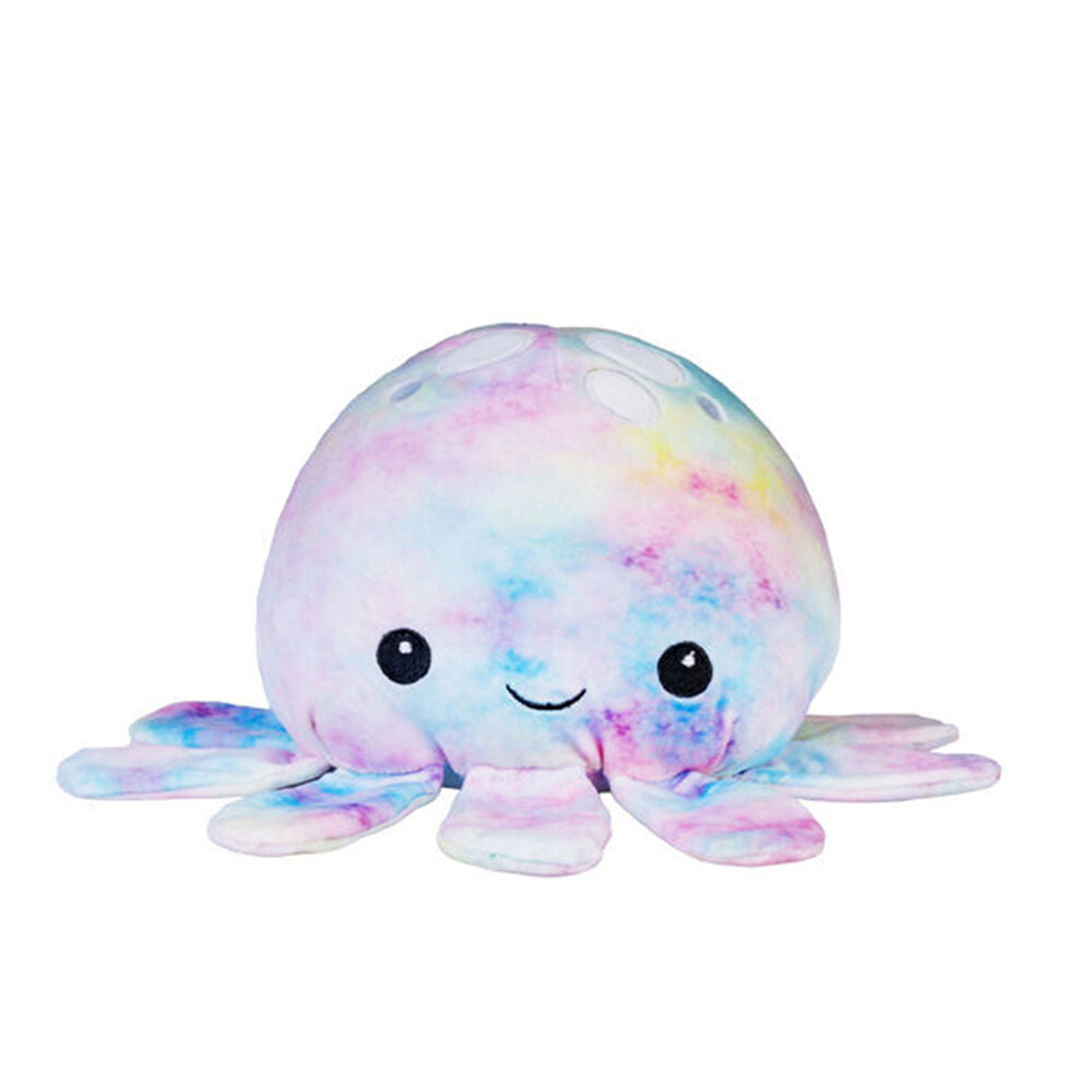 Smooshos 22x16x22cm Tie Dye Jellyfish Pal Squishy Velour Plushie Kids Toy