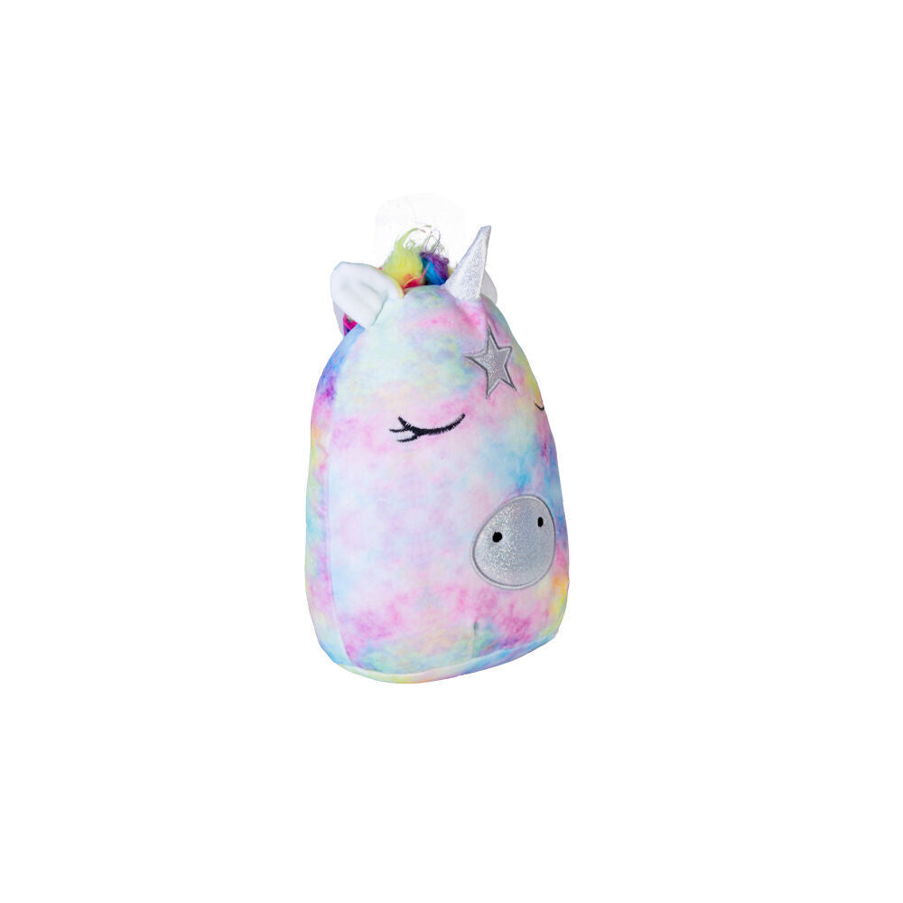 Smooshos Pal Velour Plushie Kids Toy 22x16x22cm Tie Dye Unicorn — image 2