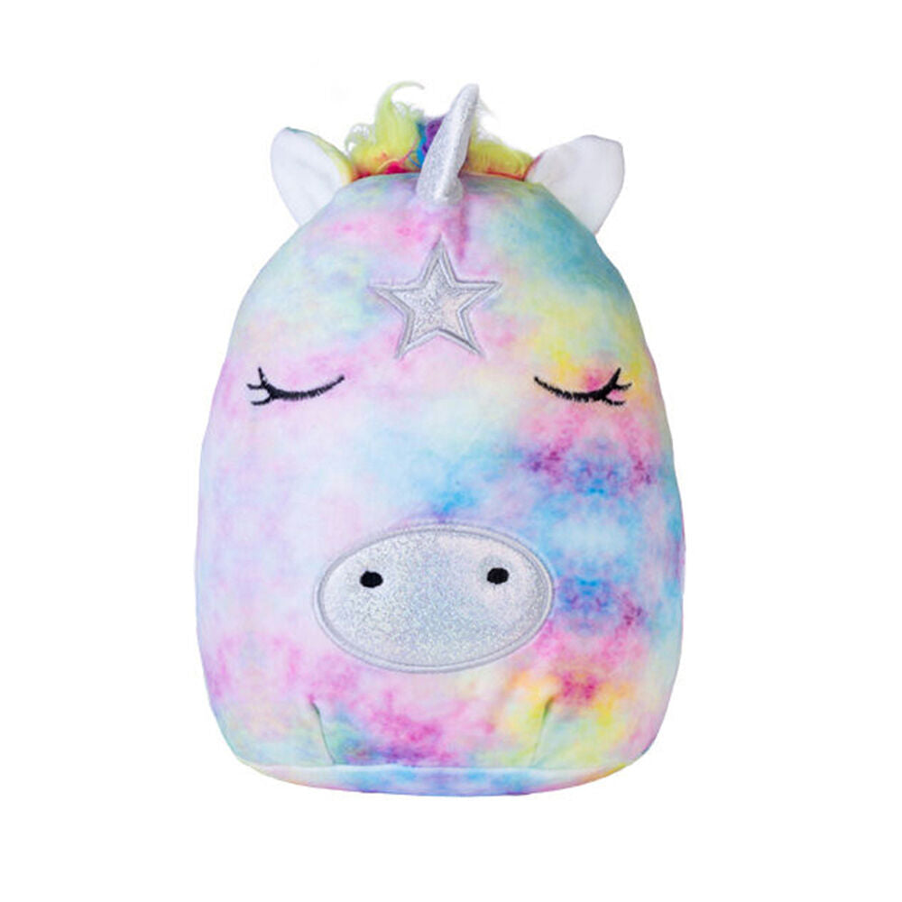 Smooshos Pal Squishy Velour Plushie Kids Toy 22x16x22cm Tie Dye Unicorn (2 Pack) — image 2