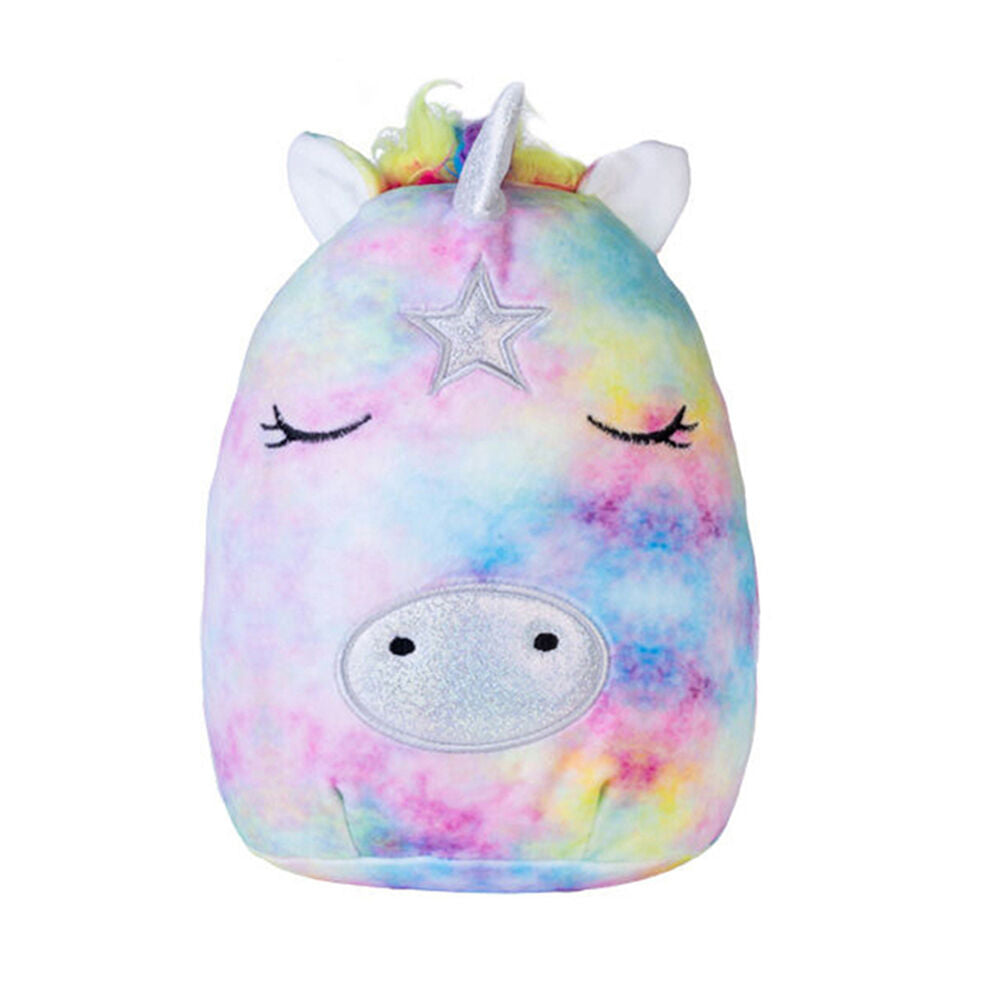 Smooshos Pal Velour Plushie Kids Toy 22x16x22cm Tie Dye Unicorn