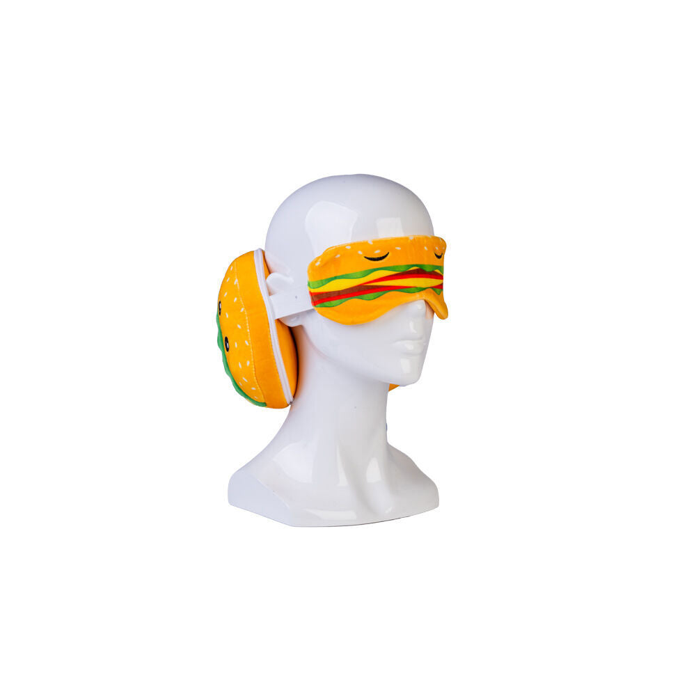 Smooshos Pal Velour Plushie Neck Pillow Kids Toy 17x15x10cm Travel Burger (2 Pack) — image 4