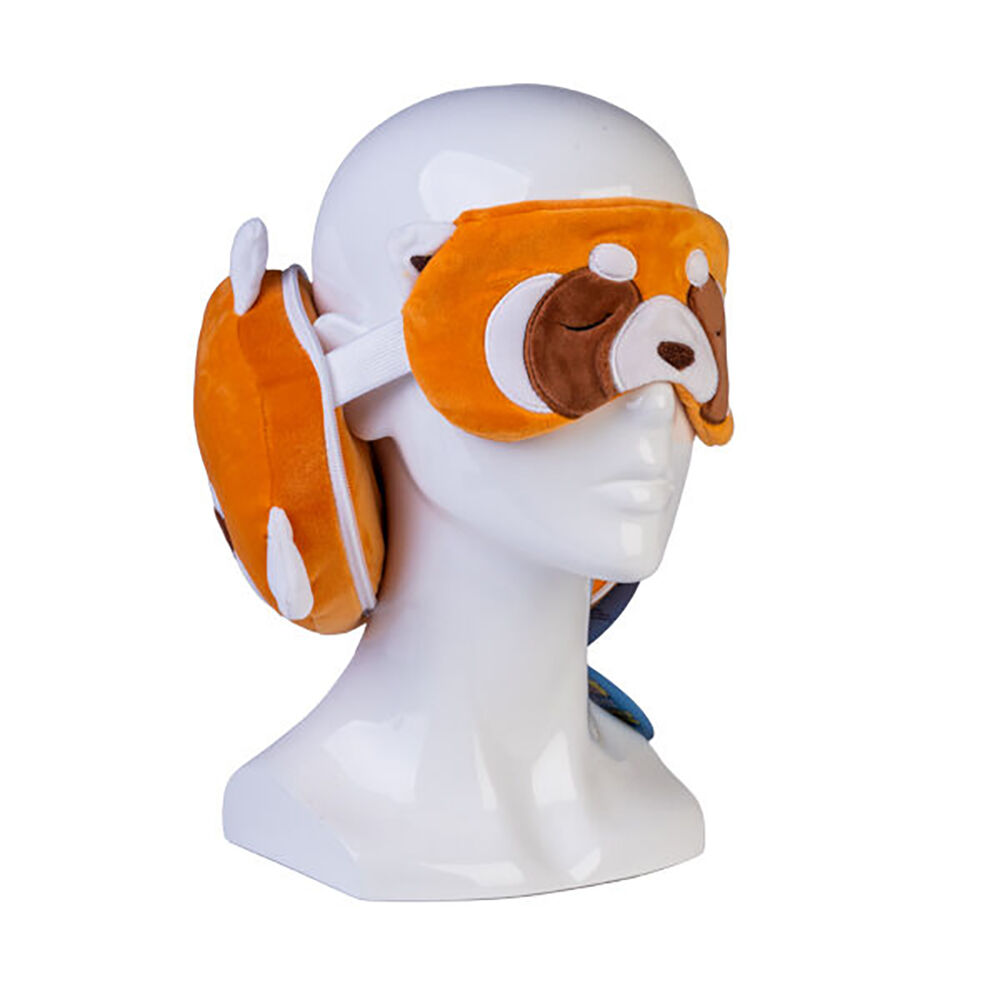 Mdi Smooshos Pal Travel 2-in-1 Eye Mask Neck Pillow Red Panda 17x15cm — image 4