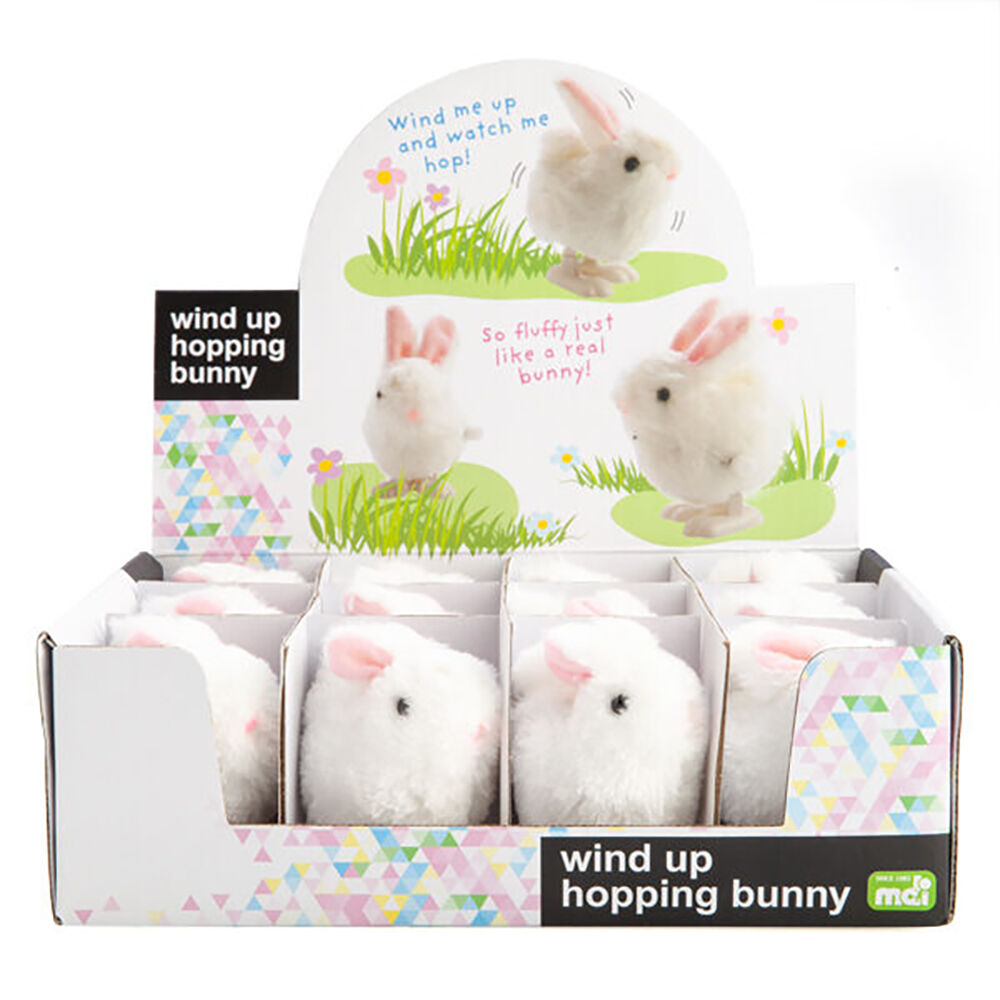 Furever Pets Bunny Soft Plush Wind Up Jumping Toys Kids/Children White — image 5