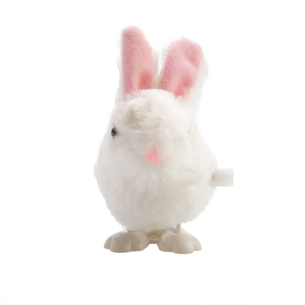 Furever Pets Wind Up Soft Plush Jumping Toys Kids/Children Bunny White (6 Pack) — image 4